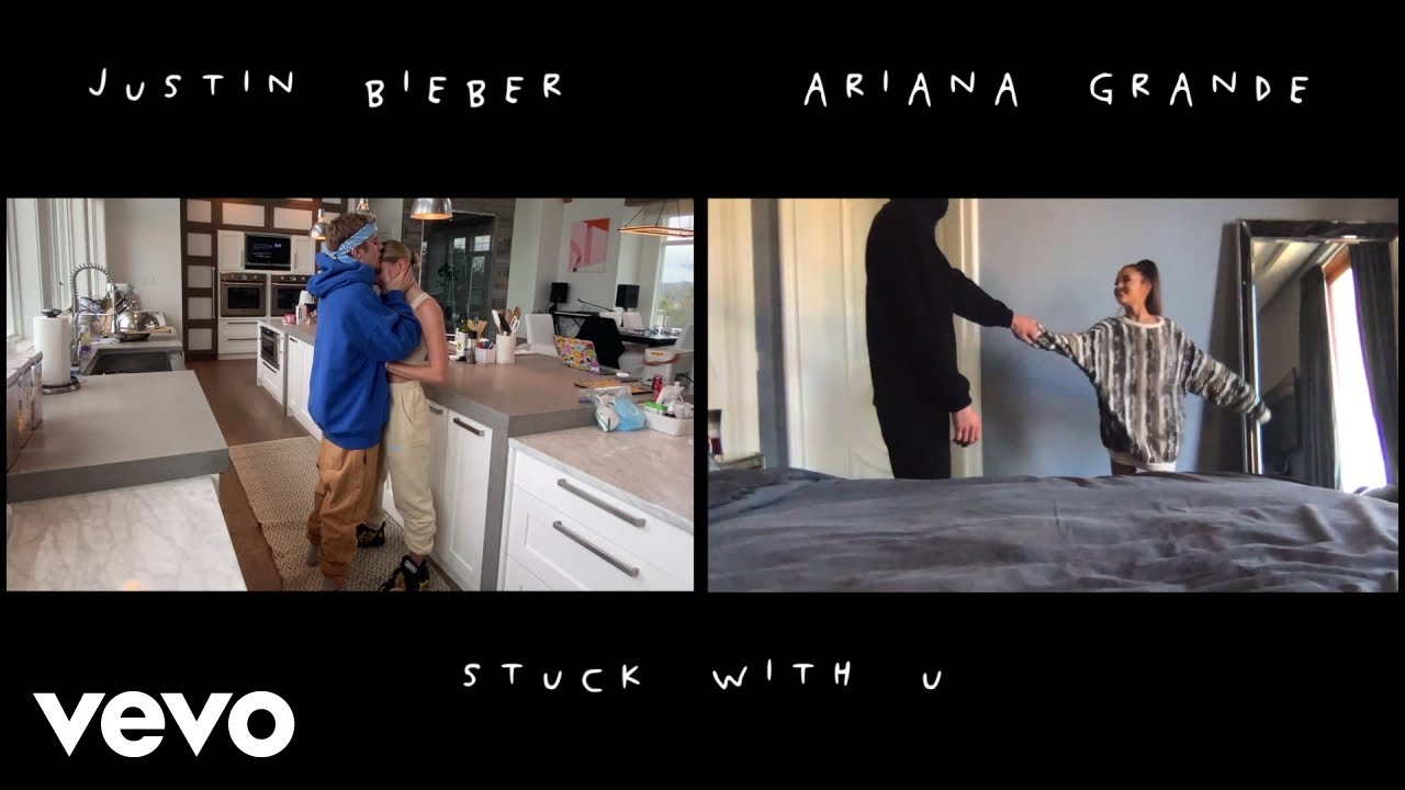 Lirik Lagu Stuck With U - Justin Bieber & Ariana Grande